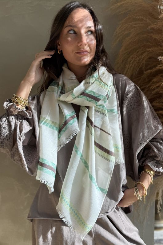 Peruvian Linear Scarf D /8 **